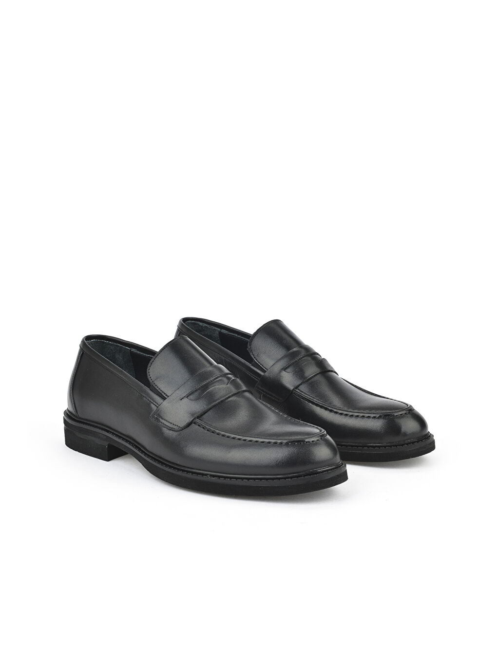 Erkek Hakiki Deri Klasik Ayakkabı 151985Z1602 Siyah-1