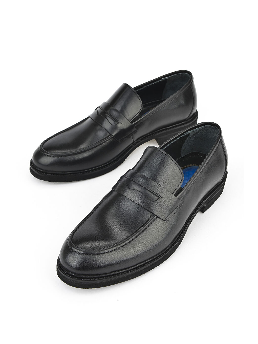 Erkek Hakiki Deri Klasik Ayakkabı 151985Z1602 Siyah-4