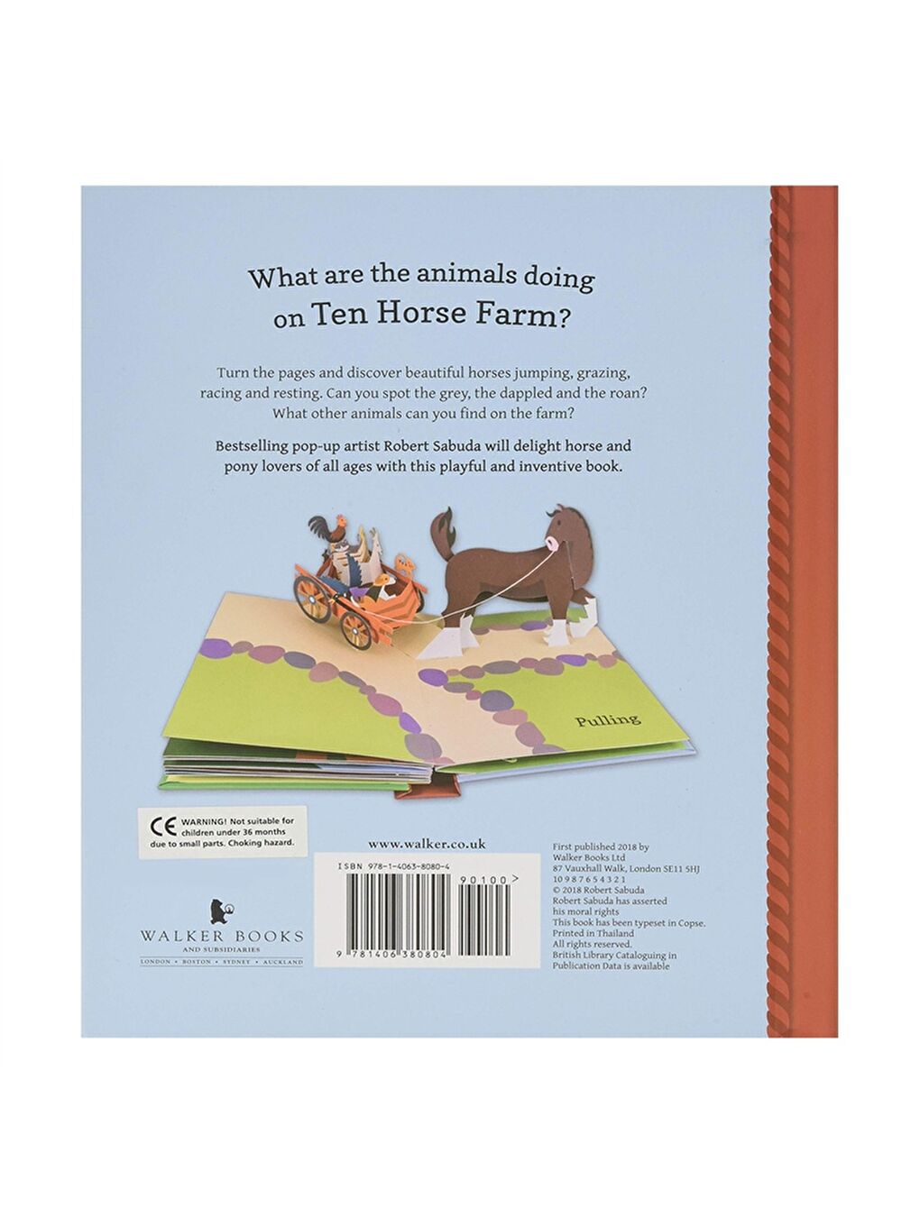 Walker Books Ten Horse Farm: A Pop-up Spectacular - 1