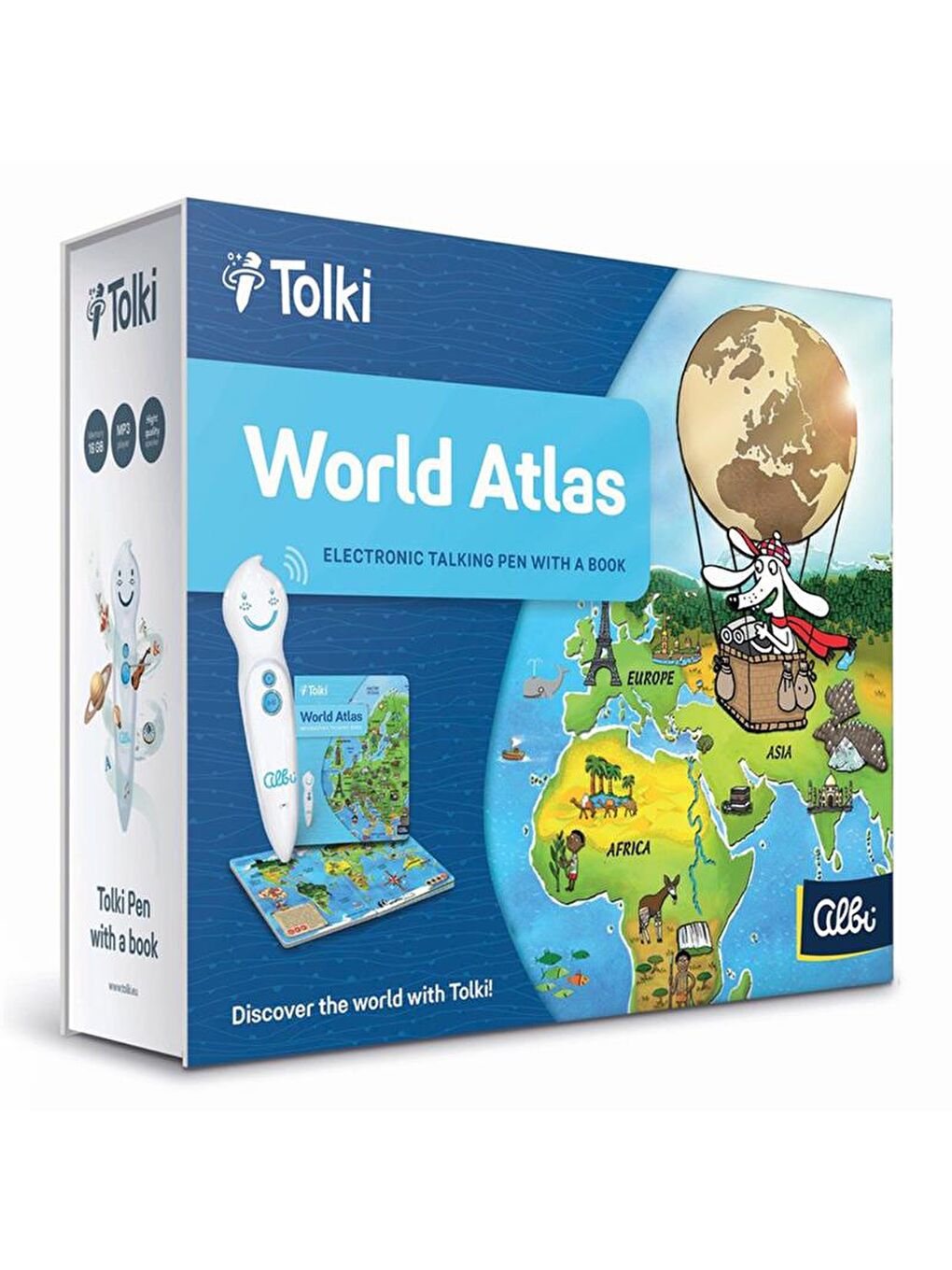 Tolki World Atlas Electronic Talking Pen with a Book