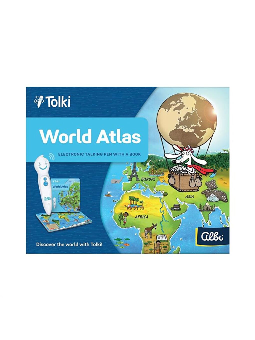 Tolki World Atlas Electronic Talking Pen with a Book - 1