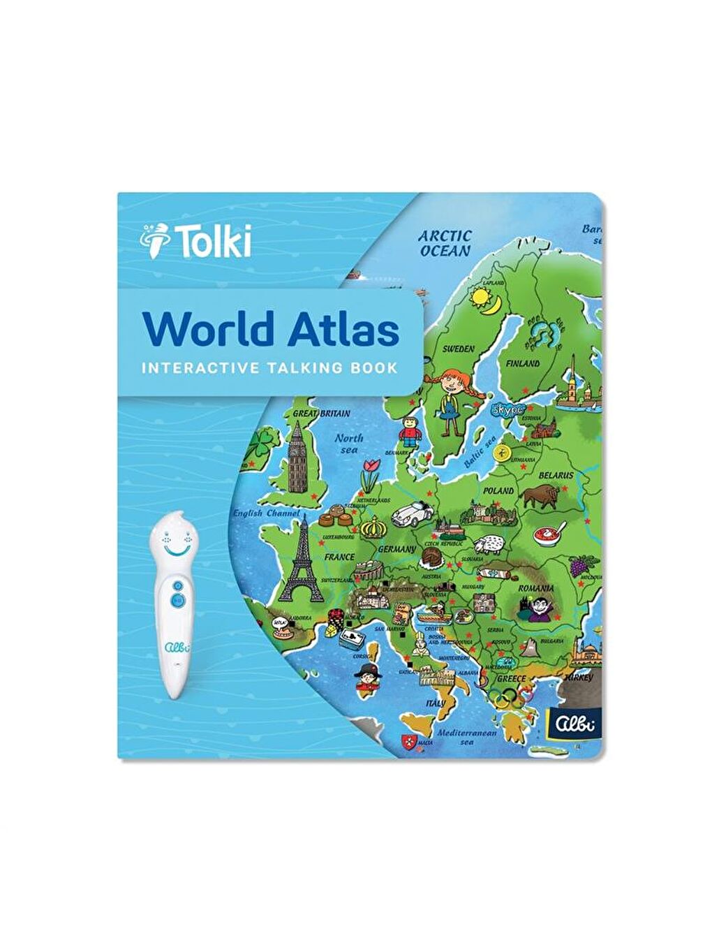 Tolki World Atlas Electronic Talking Pen with a Book - 2