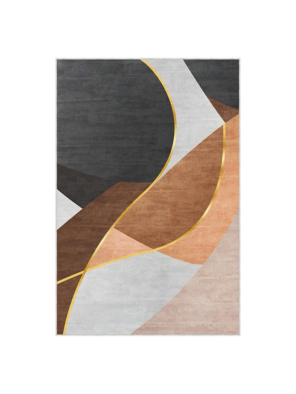 Karışık Dekoratif Özel Tasarım Yıkanabilir, Modern Halı  60x100-3