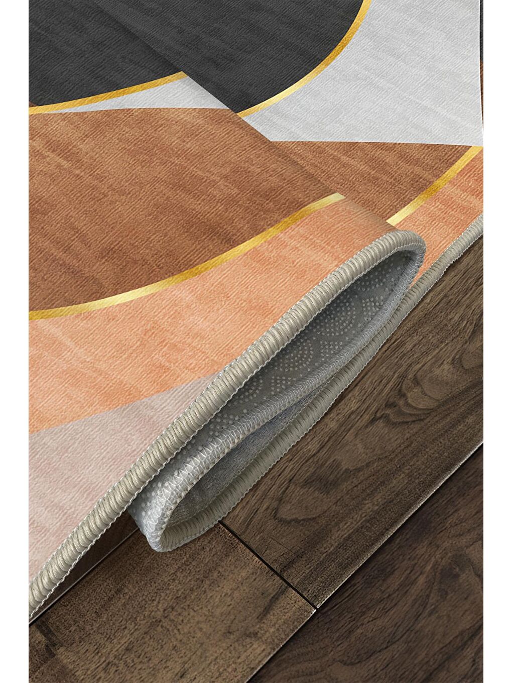 Karışık Dekoratif Özel Tasarım Yıkanabilir, Modern Halı  60x100-4