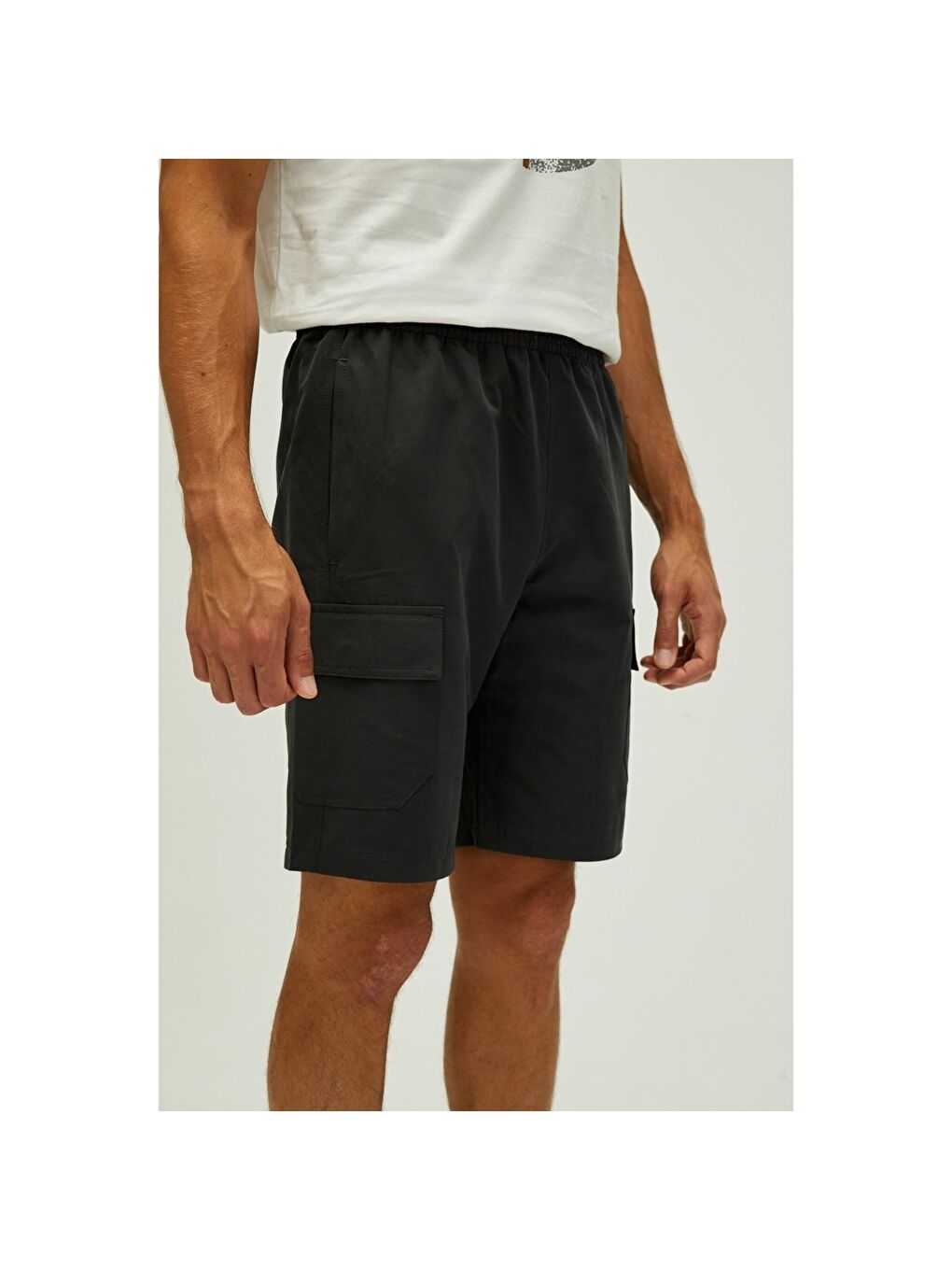 Albany Erkek Siyah Şort-1