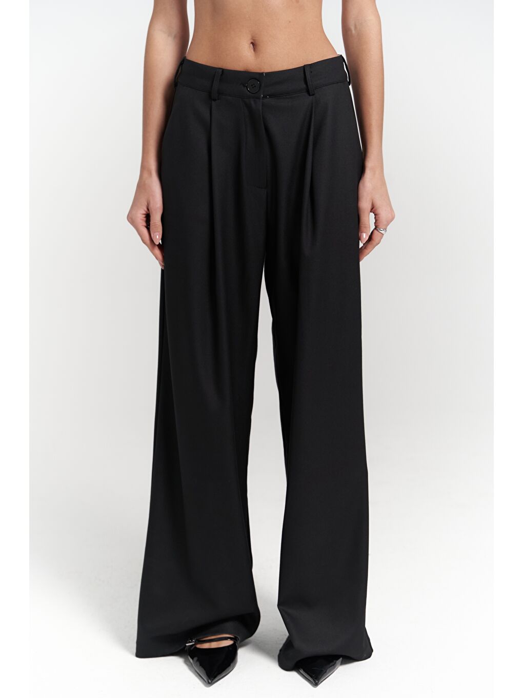 Halvyn Dar Kesim Blazer Siyah Takım-3