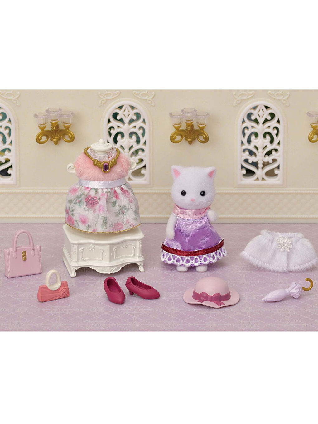 Sylvanian Families Renksiz Moda Seti Kedisi 5461 - 2