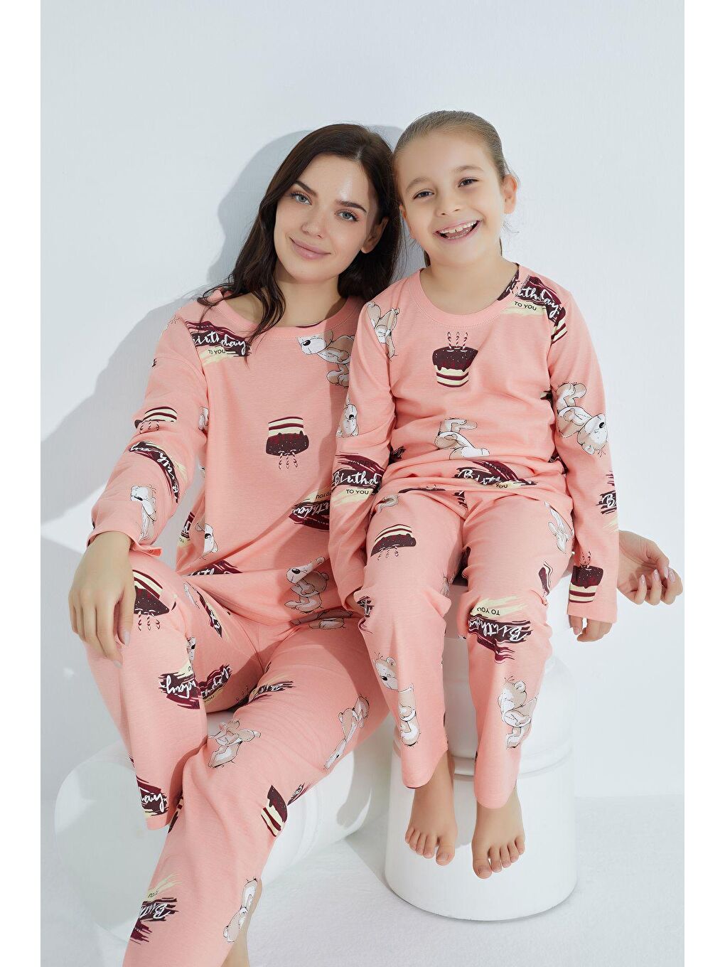 ELİTOL Pembe Kız Çocuk Pijama Takım 800-AK -14