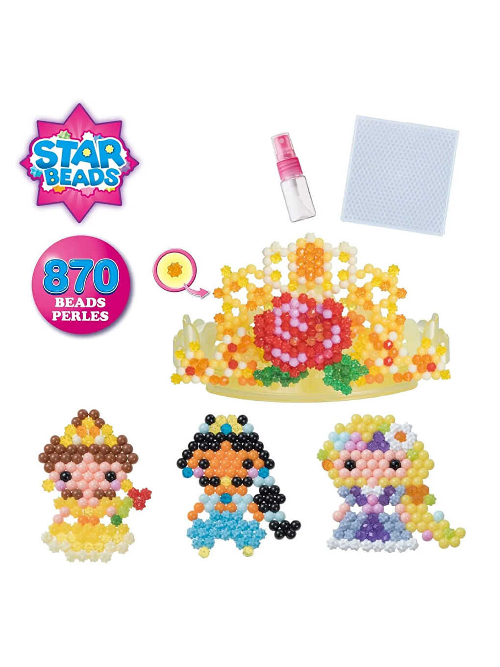 Aquabeads Renksiz Disney Prenses Taç Seti 31901 - 1