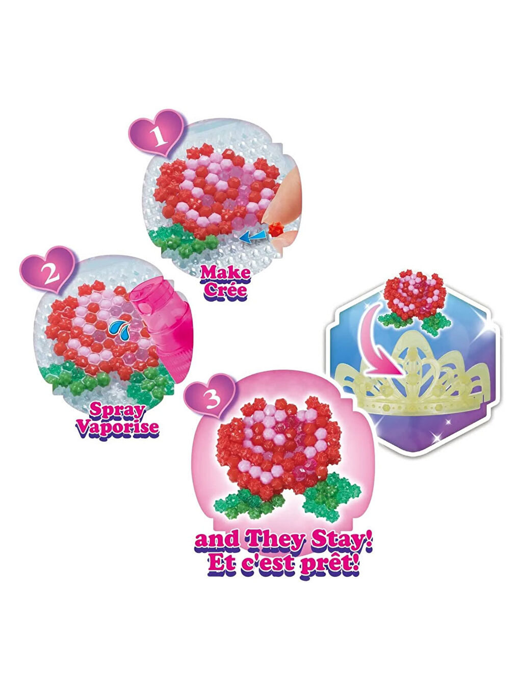 Aquabeads Renksiz Disney Prenses Taç Seti 31901 - 4