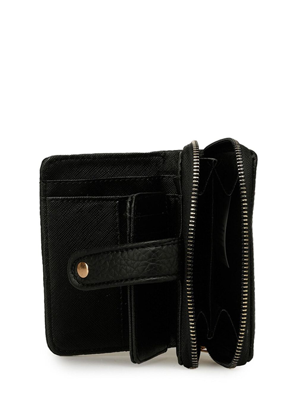 SOFT MINI 4FX Siyah Kadın Cüzdan-3