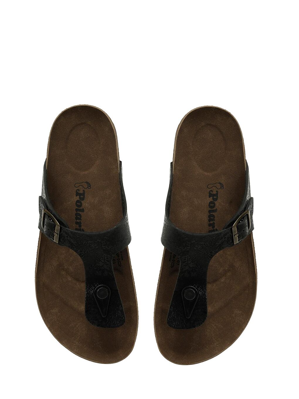 319854.Z 4FX Siyah Kadın Mantar Terlik-3