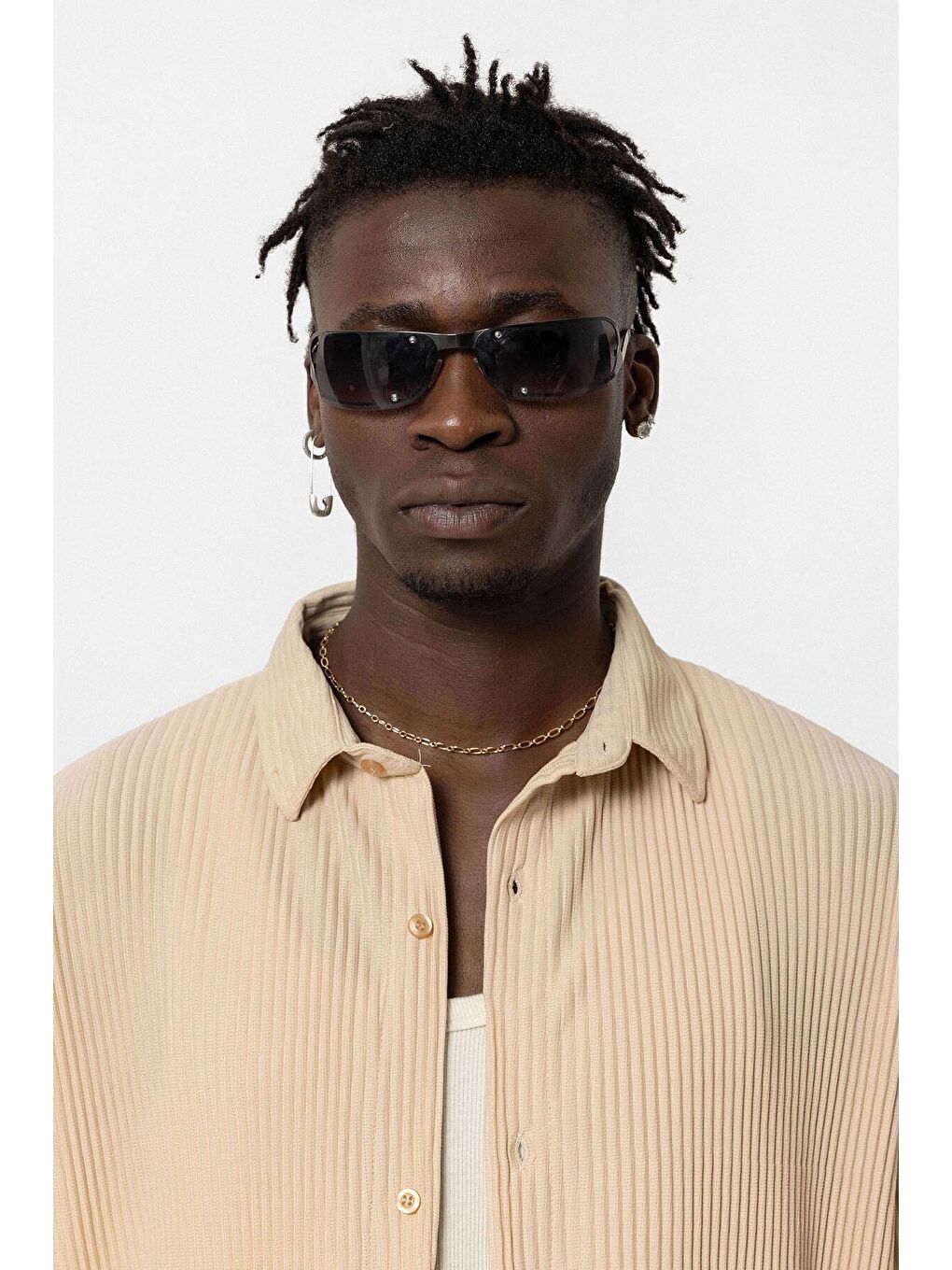 Basic Oversize Ottoman Takım Bej-4