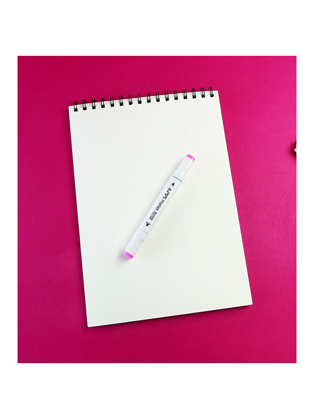 A4 Spiralli Akrilik Sketchbook Resim Defteri – 300gr | 15 Yaprak-1