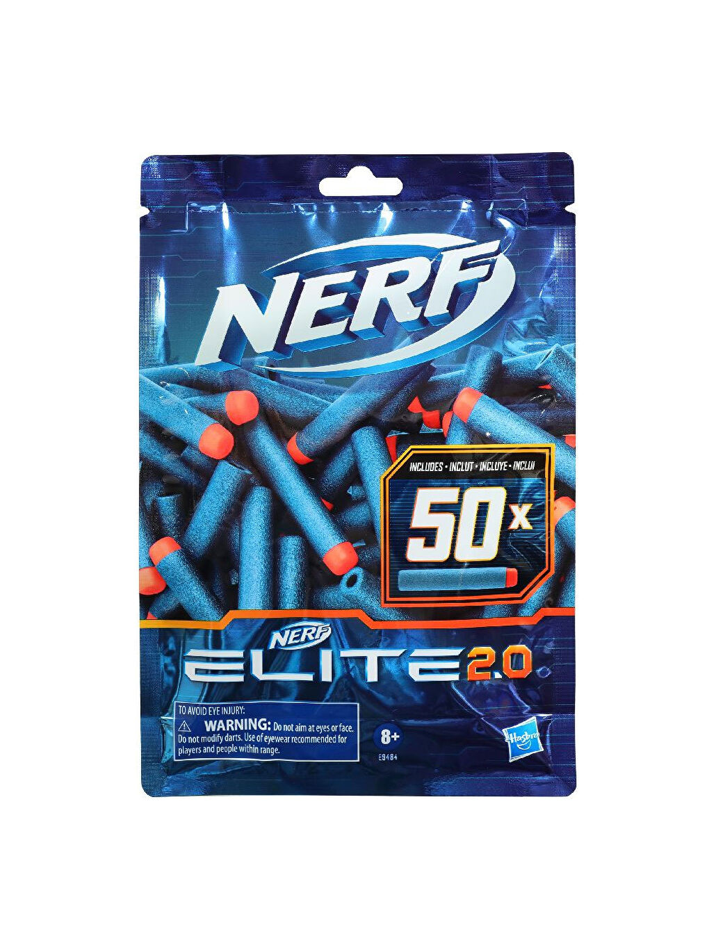 Nerf Renksiz Elite 2.0 Dart 50 li Yedek Paket E9484 - 2