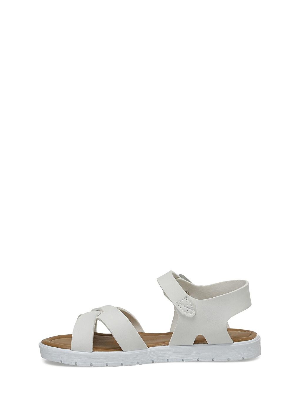 KLAS.F4FX Beyaz Kız Çocuk Sandalet-2