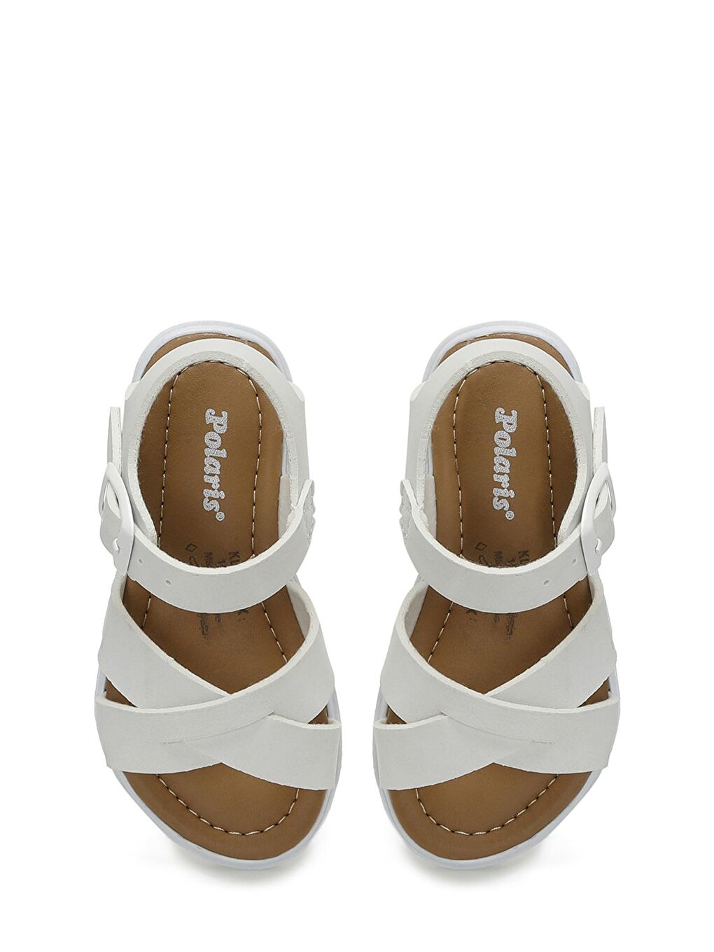 KLAS.B4FX Beyaz Kız Çocuk Sandalet-3