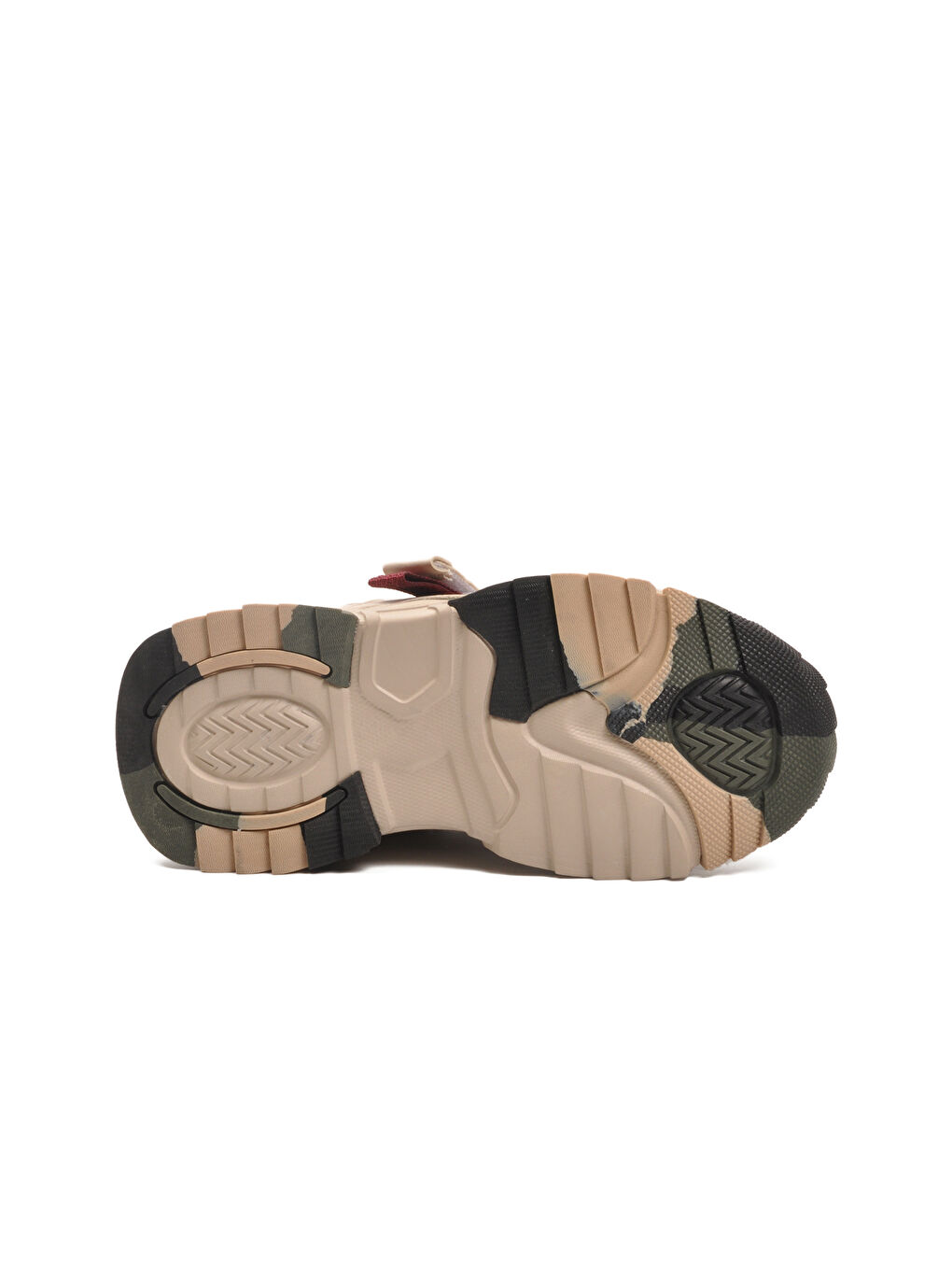 Ekru Krem Cırtlı Hafif Esnek Erkek Çocuk Spor Ayakkabı 2021 F-4