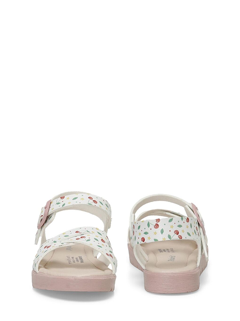 DUBNO.P4FX Beyaz Kız Çocuk Sandalet-4