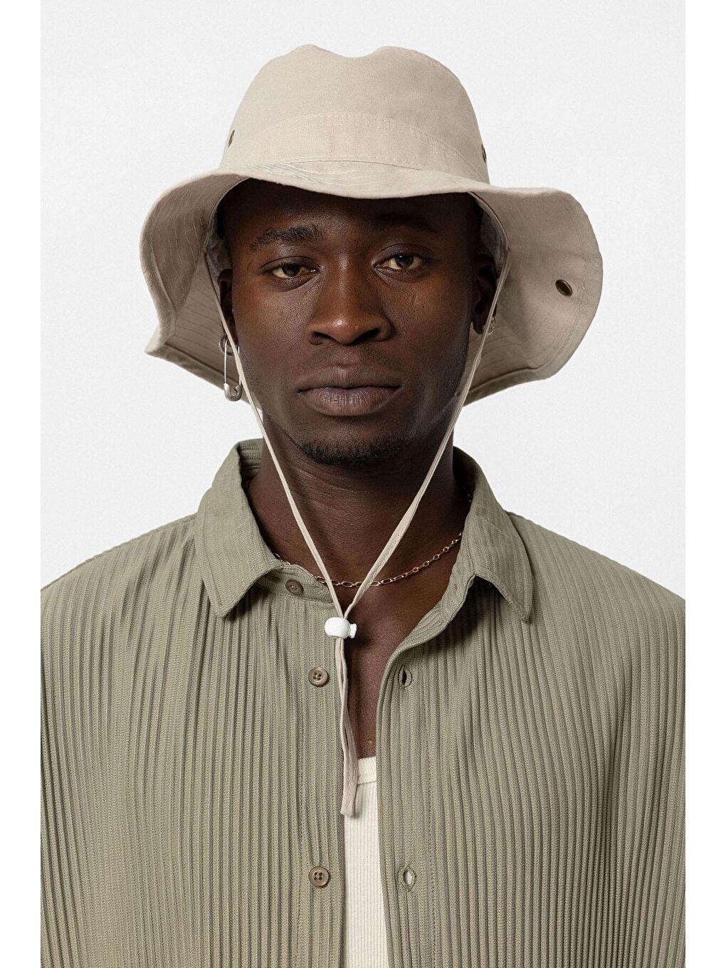 Basic Oversize Ottoman Takım Haki-4