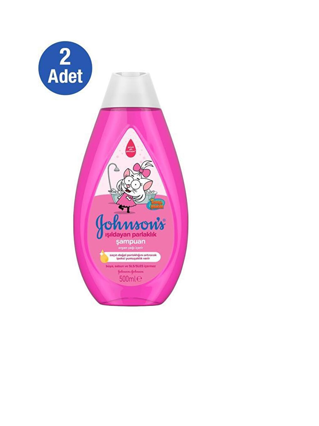 JOHNSON'S Renksiz Kral Şakir Işıldayan Parlaklık 500 Ml x 2 Adet - 1