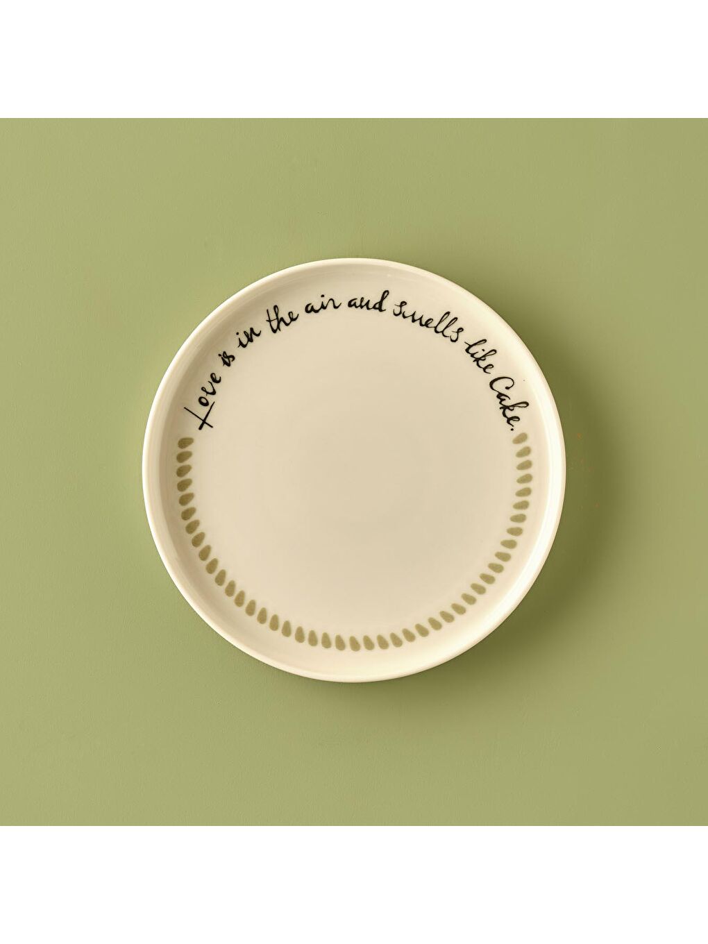 Karışık Smells Porselen Pasta Tabağı 4'lü-2