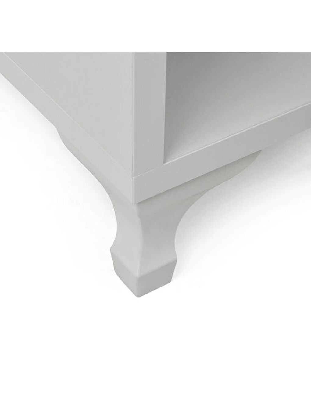 Tek Kapaklı 5 Raflı Boy Dolap - Beyaz - 170x35,5x35 cm-3