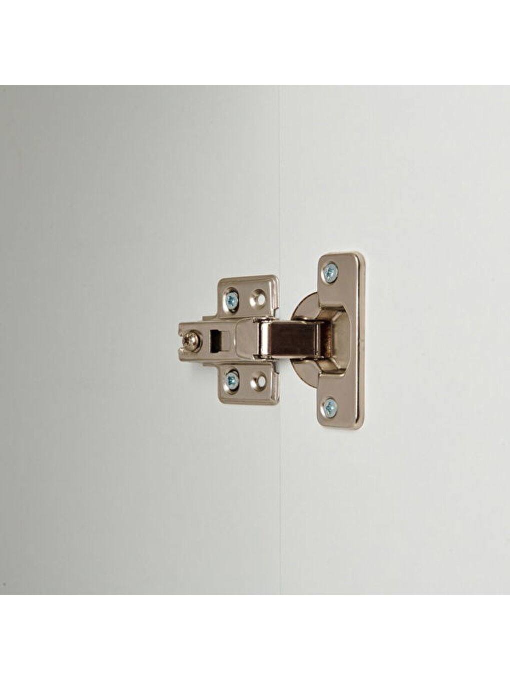 Tek Kapaklı 5 Raflı Boy Dolap - Beyaz - 170x35,5x35 cm-5