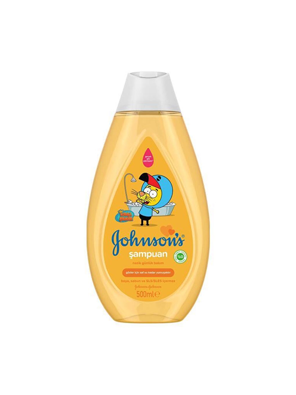 JOHNSON'S Renksiz Kral Şakir Gold Şampuan 500 ml x 2 adet - 1