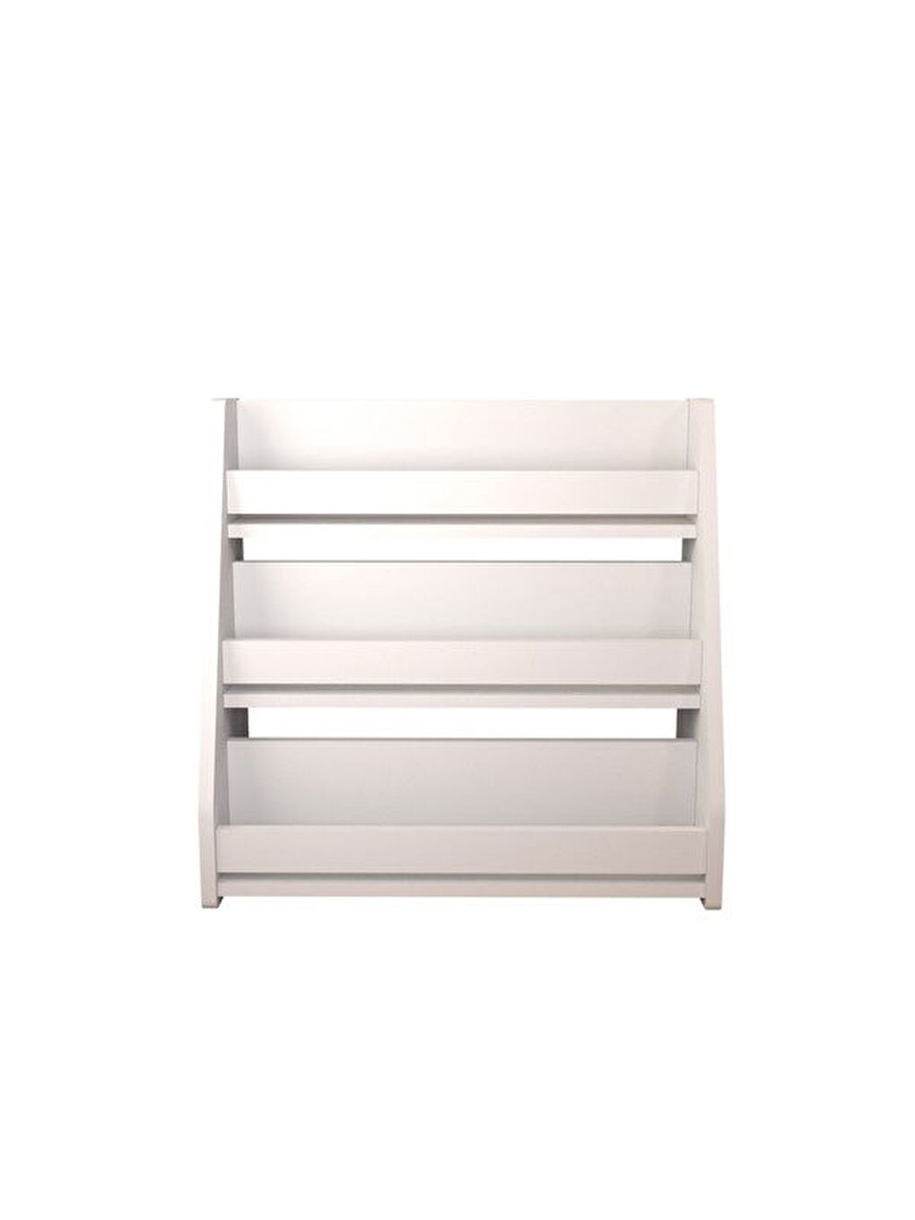 Montessori 3 Raflı Kitaplık - Beyaz - 60x25x60 cm-5