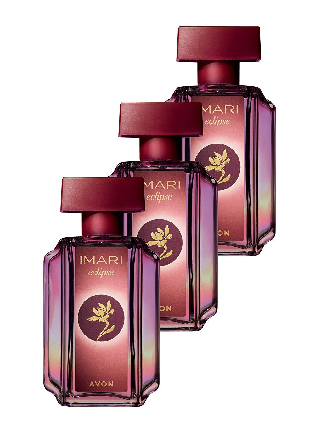 AVON Renksiz Imari Eclipse Kadın Parfüm Edt 50 Ml. Üçlü Set