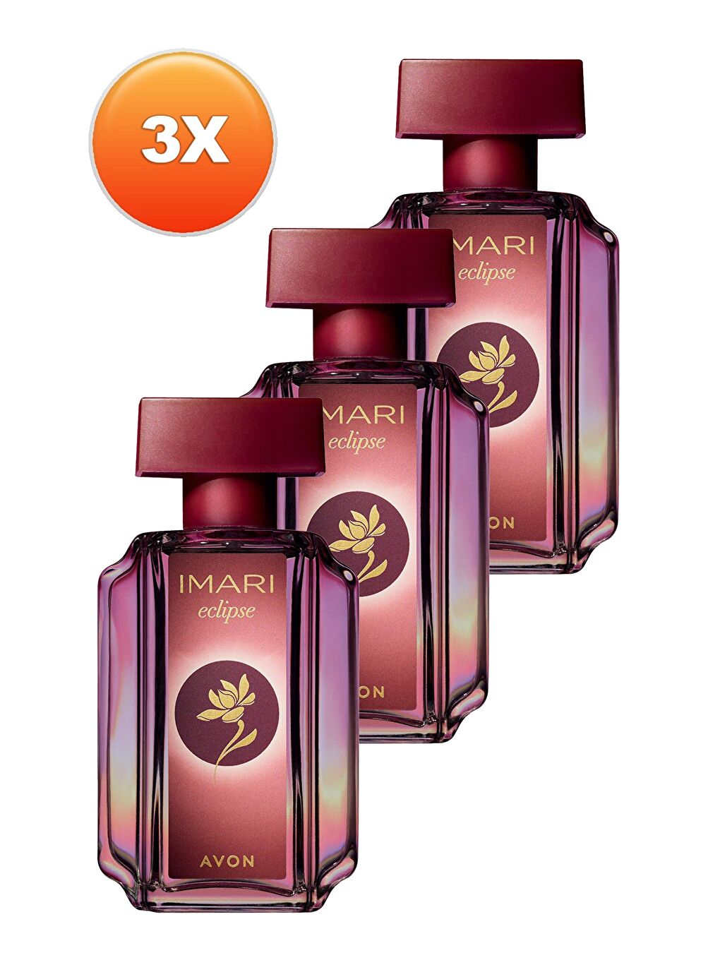 AVON Renksiz Imari Eclipse Kadın Parfüm Edt 50 Ml. Üçlü Set - 1