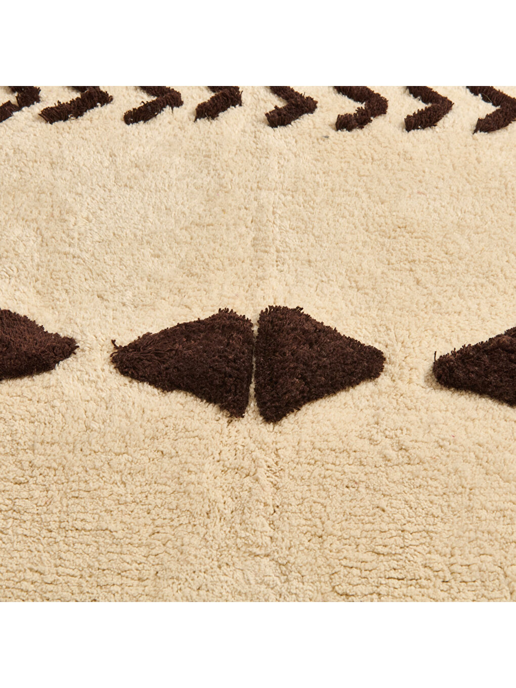 Soft Tufting Thek Banyo Paspası - Ekru - 60x90 cm-2