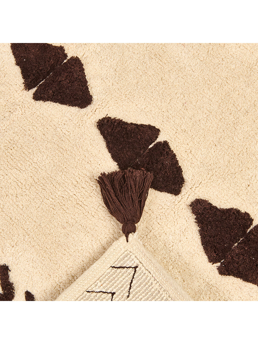 Soft Tufting Thek Banyo Paspası - Ekru - 60x90 cm-4