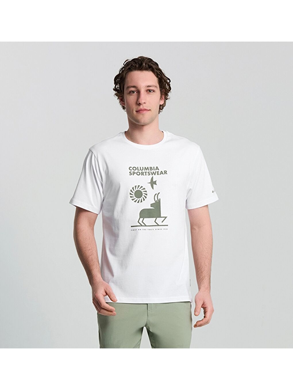 Beyaz CSC M Naturally Outdoor SS Tee Erkek Kısa Kollu Tişört CS0410