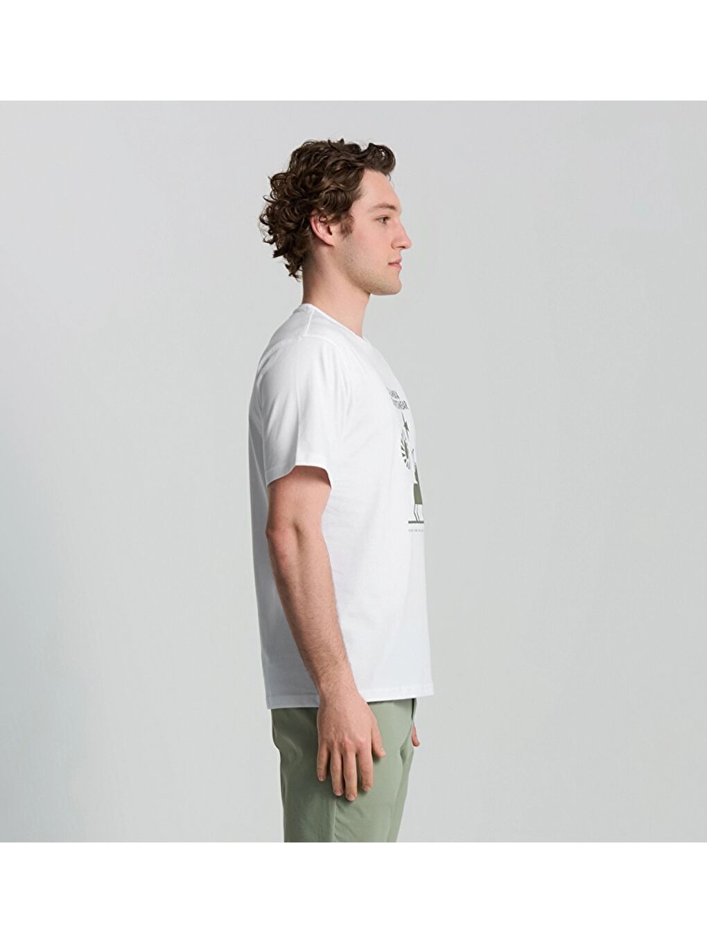 Beyaz CSC M Naturally Outdoor SS Tee Erkek Kısa Kollu Tişört CS0410-2