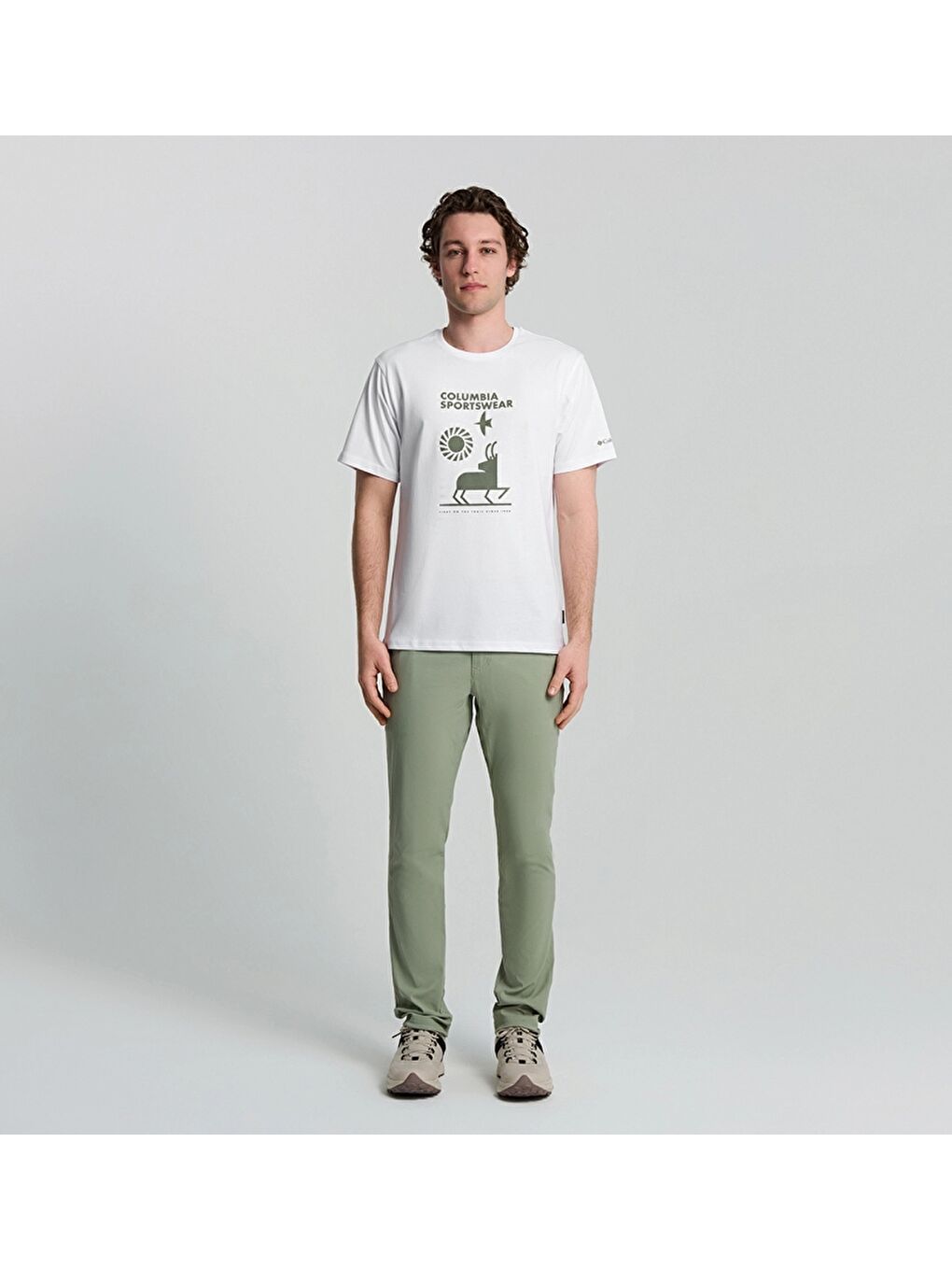 Beyaz CSC M Naturally Outdoor SS Tee Erkek Kısa Kollu Tişört CS0410-4