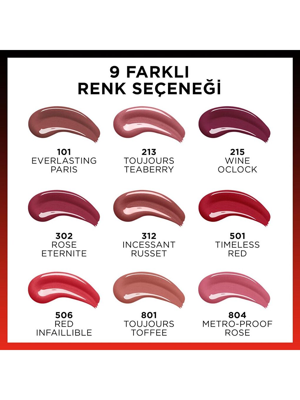 L'Oreal Paris Kırmızı Infaillible 2-Step 24 Saat Kalıcı Likit Ruj & Balm - 501 Timeless Red - 4