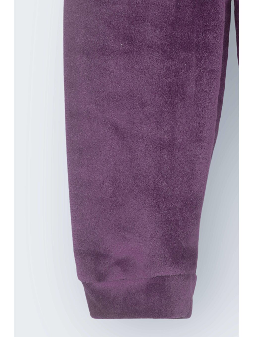 Kız Çocuk Kadife Kışlık Eşofman Altı - Mürdüm (9 ay - 4 Yaş)-1