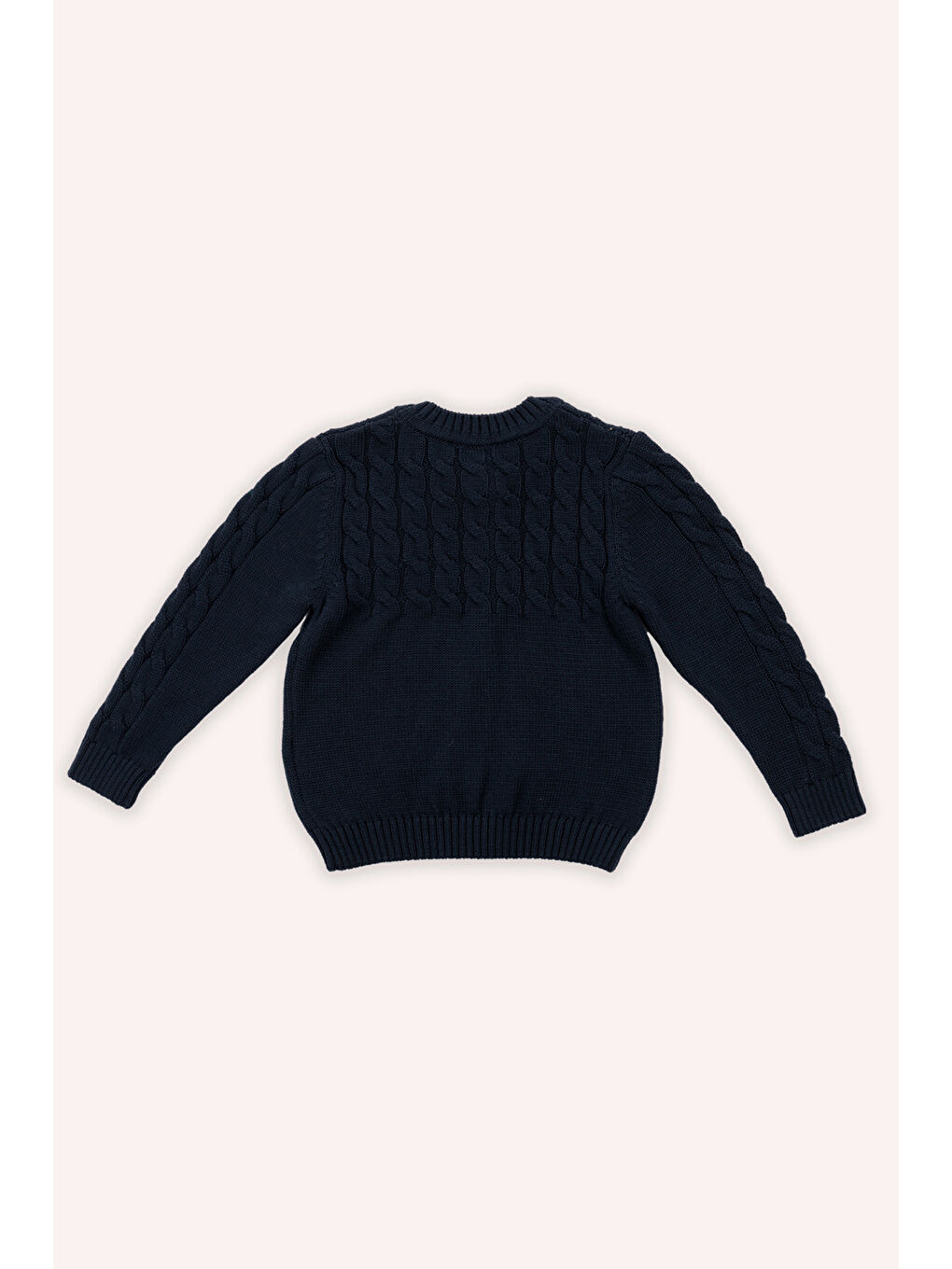 Lacivert Kız Çocuk Triko Hırka-1