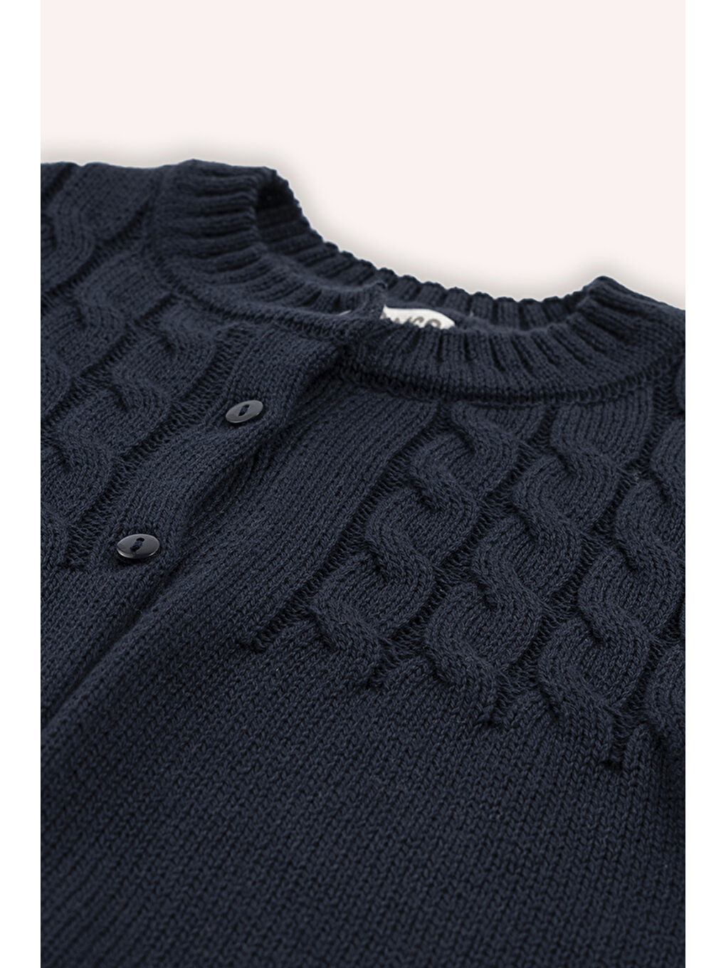 Lacivert Kız Çocuk Triko Hırka-2