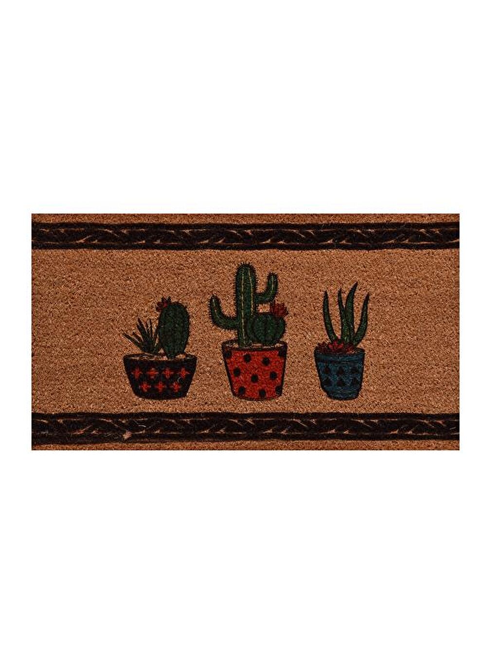 Bej Koko Kapı Paspası - Kaktüs-2