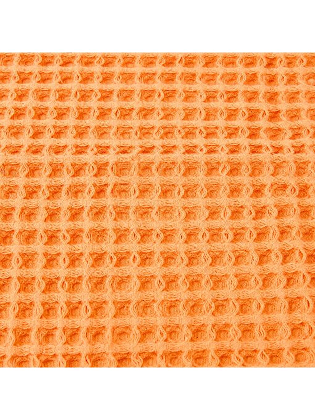 Soft Waffle Mutfak Havlusu - Turuncu - 30x45 cm-2