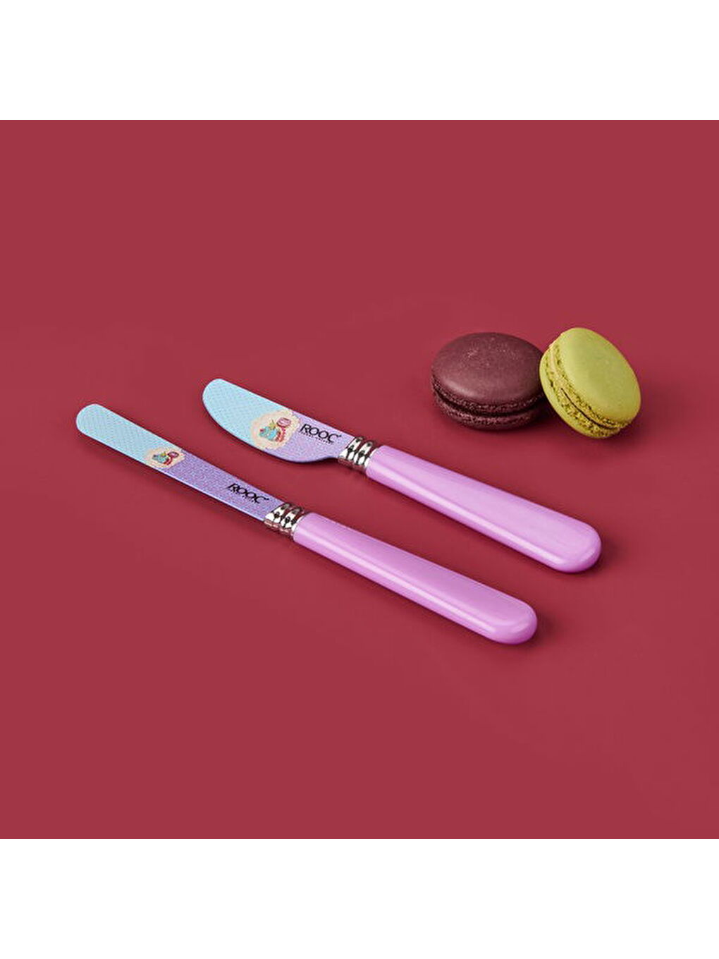 2'li Kahvaltı Bıçağı Seti - Yeşil - 18 cm + 16 cm-4