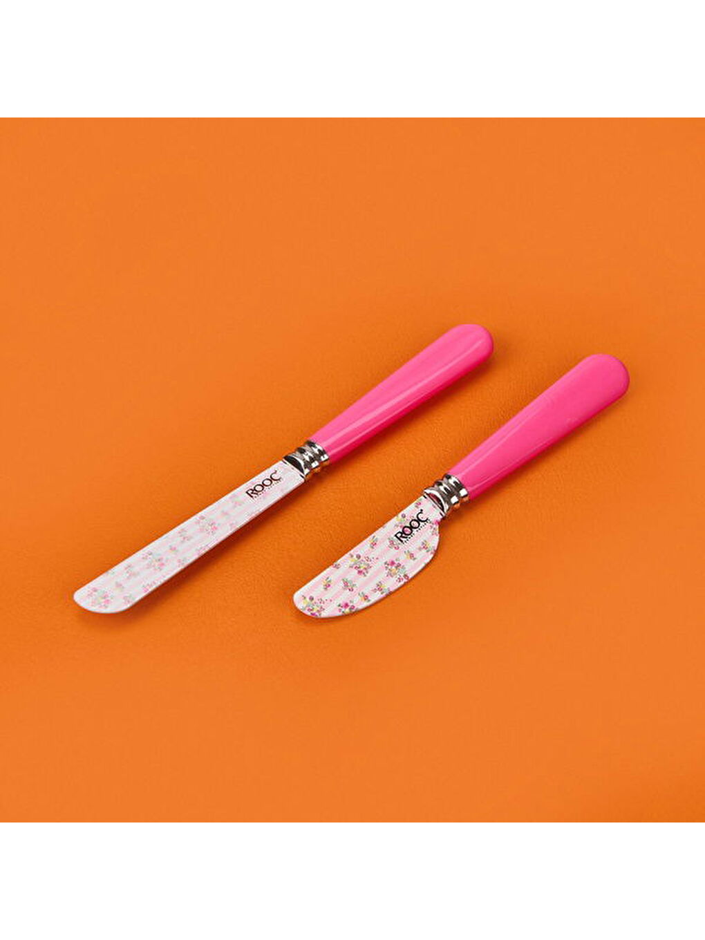 2'li Kahvaltı Bıçağı Seti - Yeşil - 18 cm + 16 cm-6