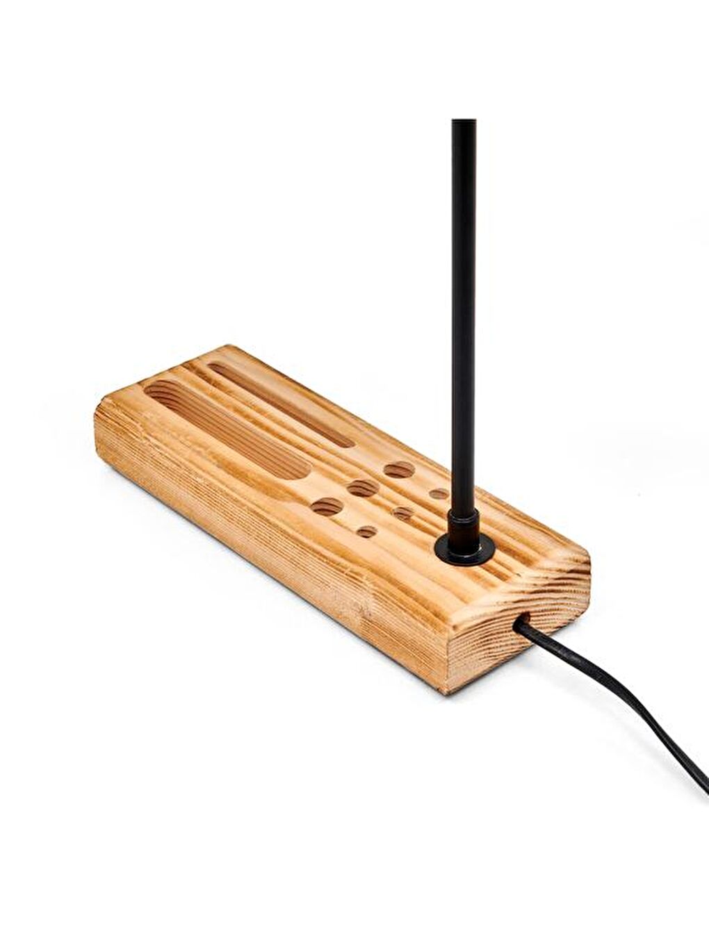 Kahverengi Joy Ahşap Masa Lambası-2