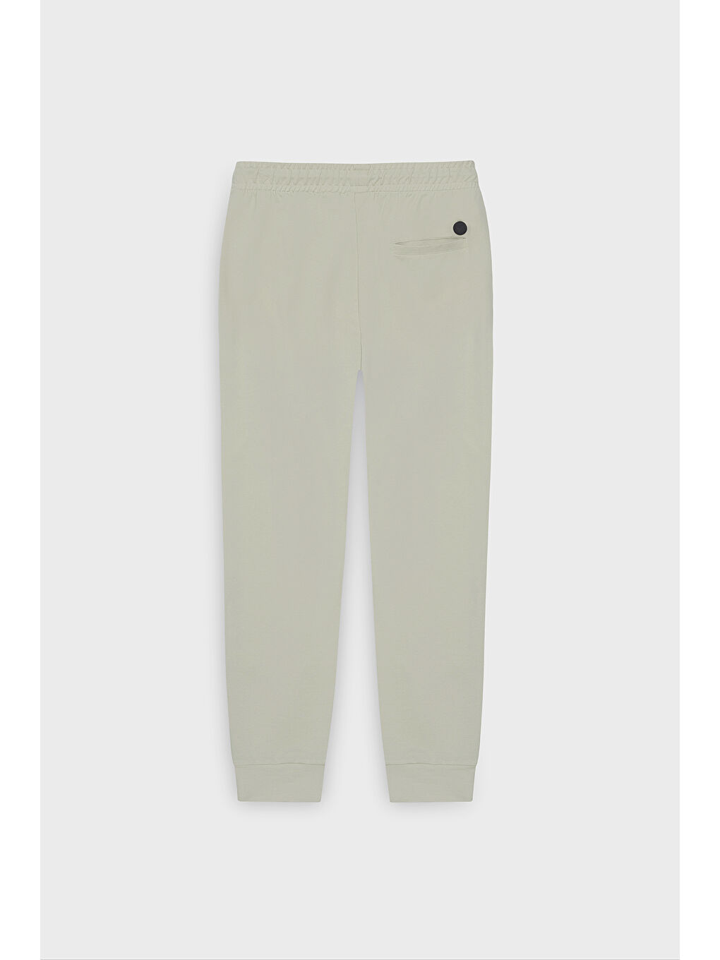 Erkek Bej Standart Fit Beli ve Paçası Lastikli Rahat Spor Eşofman Altı-8