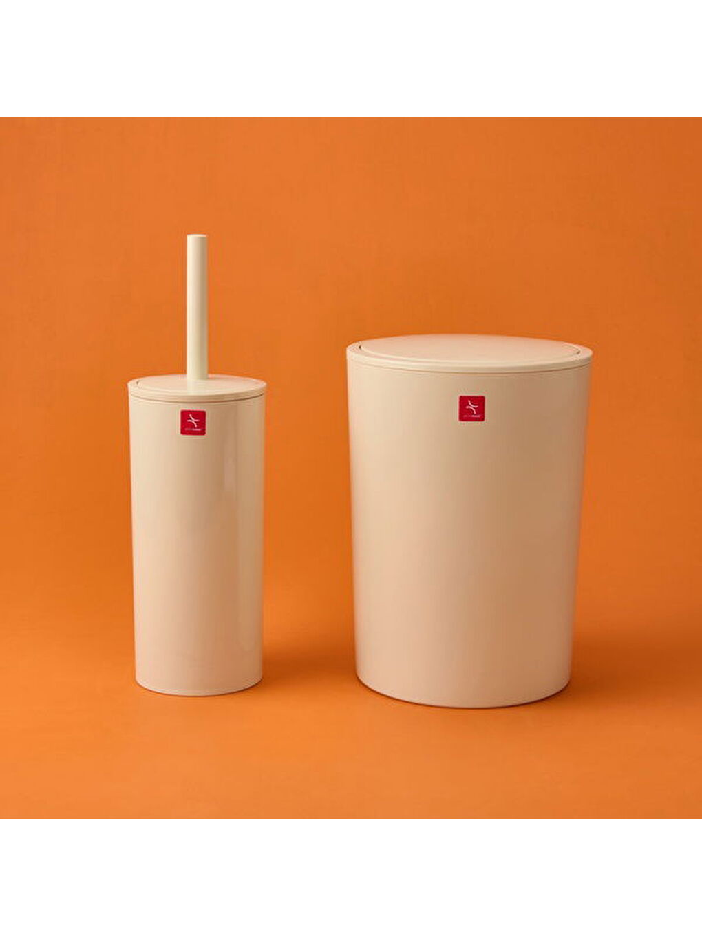 Flores 2'li Banyo Seti - Bej-2