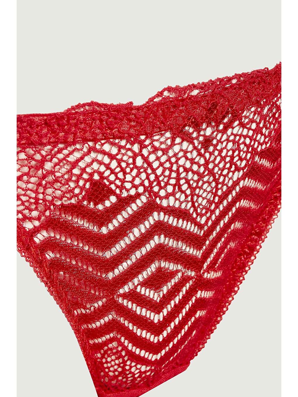 Kırmızı Crimson Dantelli Külot-1