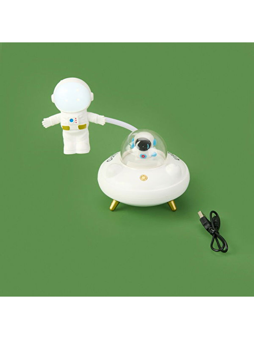 Av-7208 Usb Şarjlı Masa Lambası - Beyaz - 17 cm